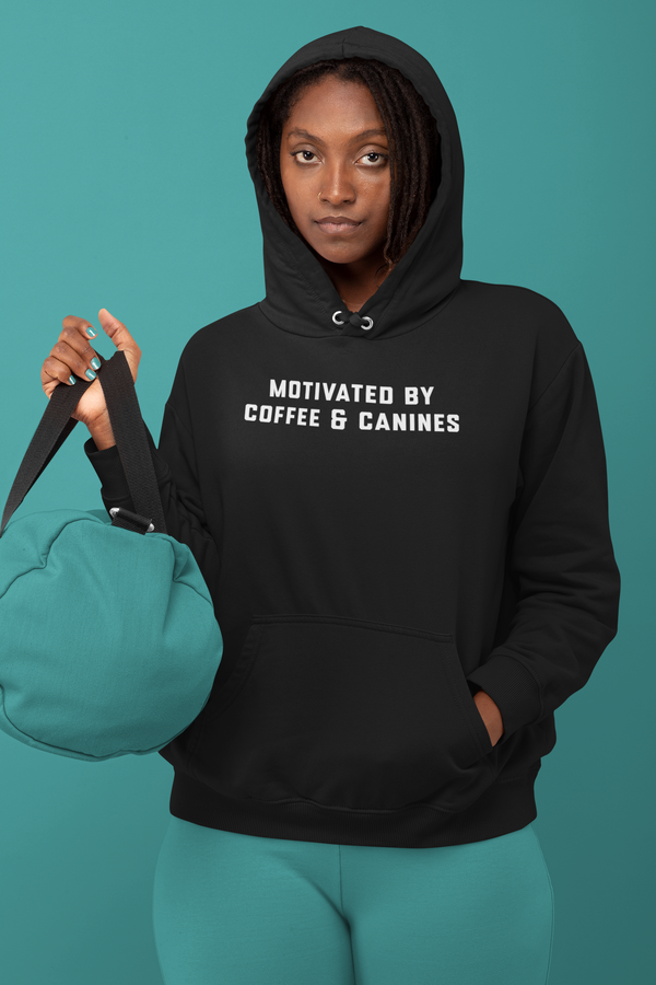 Motivated By Coffee & Canines Hoodie - The Doggy Chest